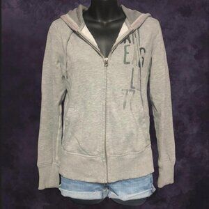 AE 00s Grey Slouchy Hoodie